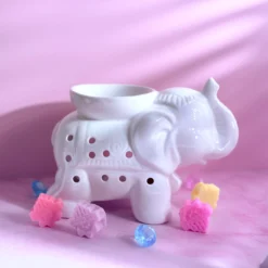 Waxbrander- Olifant wit