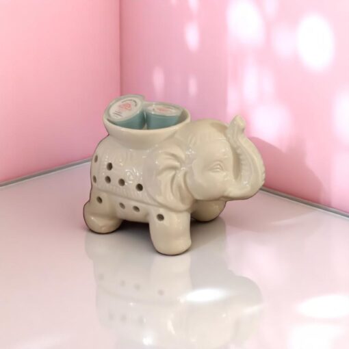 Brander-olifant wit+zakje waxmelts