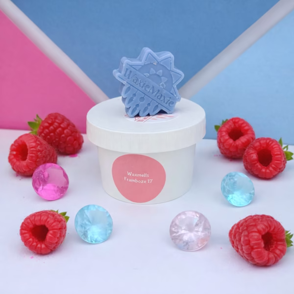 Waxmelts Framboos van Waxiemaxie.nl hebben een fruitig-