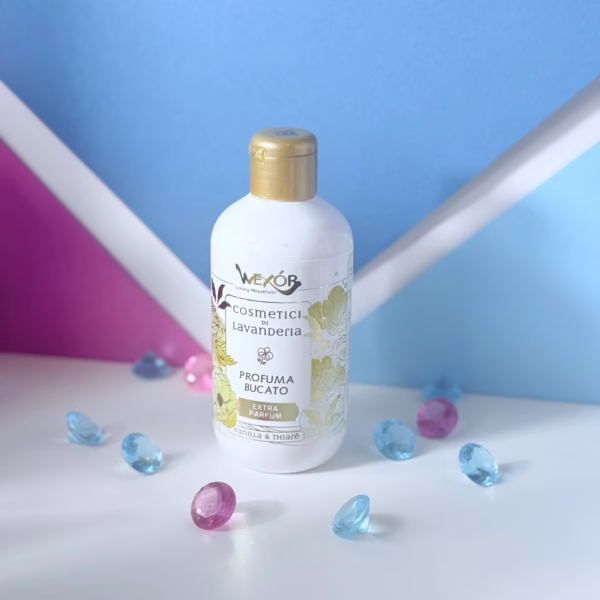 Wasparfum Vanille  Tiaré Extra Parfum neemt je mee naar een wereld van zoete dromen en exotische geuren.