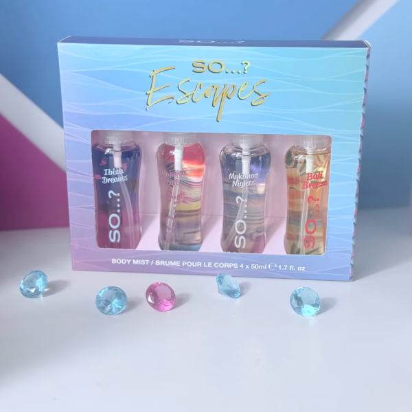 Met de Body Mist Travelset verzamel je vier onweerstaanbare geuren die je meenemen naar de mooiste bestemmingen ter wereld