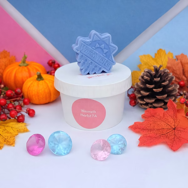 Waxmelts Herfst van Waxiemaxie.nl hebben een fris-aards geurkarakter met accenten van bladtonen, kruidige nuances en lichte fruitige openingstonen.