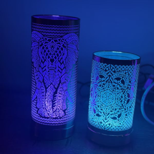 Elektrische Mandala brander – klein model 18 cm.